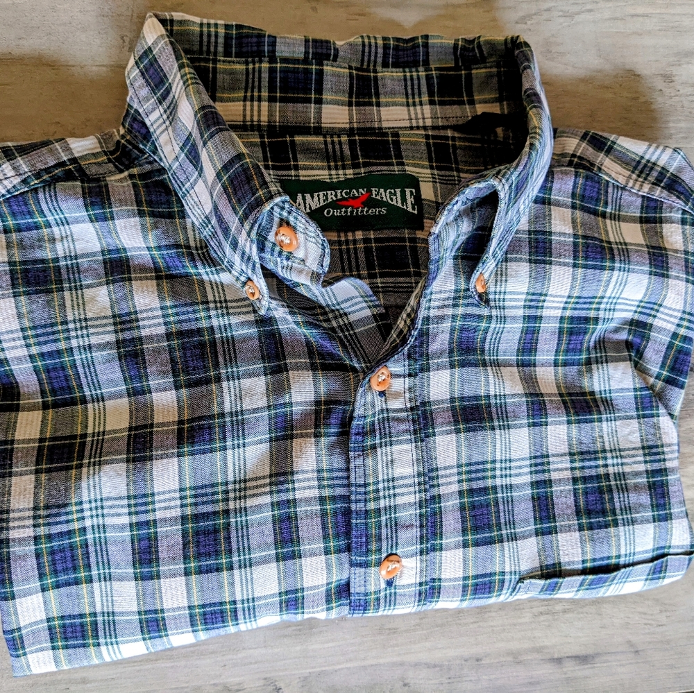 Price Drop $ Men's American Eagle Outfitters,XL, l/s, button up shirt.